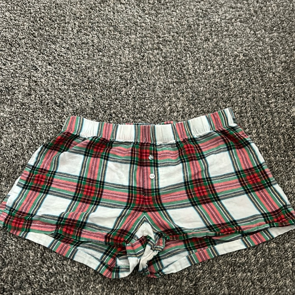 Plaid Pajama Shorts